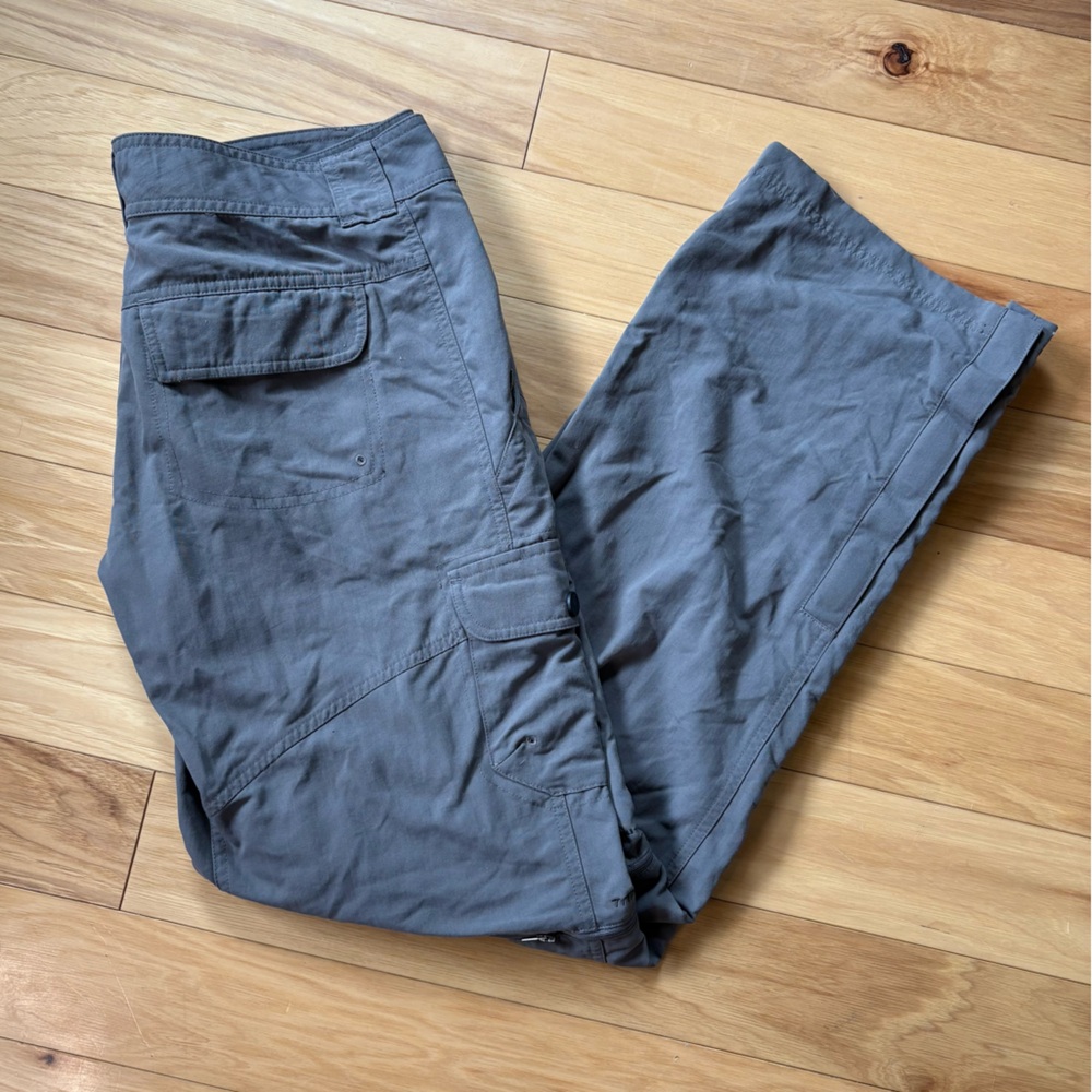 Columbia Titanium Convertible Pants Womens Sz 10 Reg Low Rise Zip Off Nylon